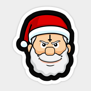 christmas hail santa funny Sticker